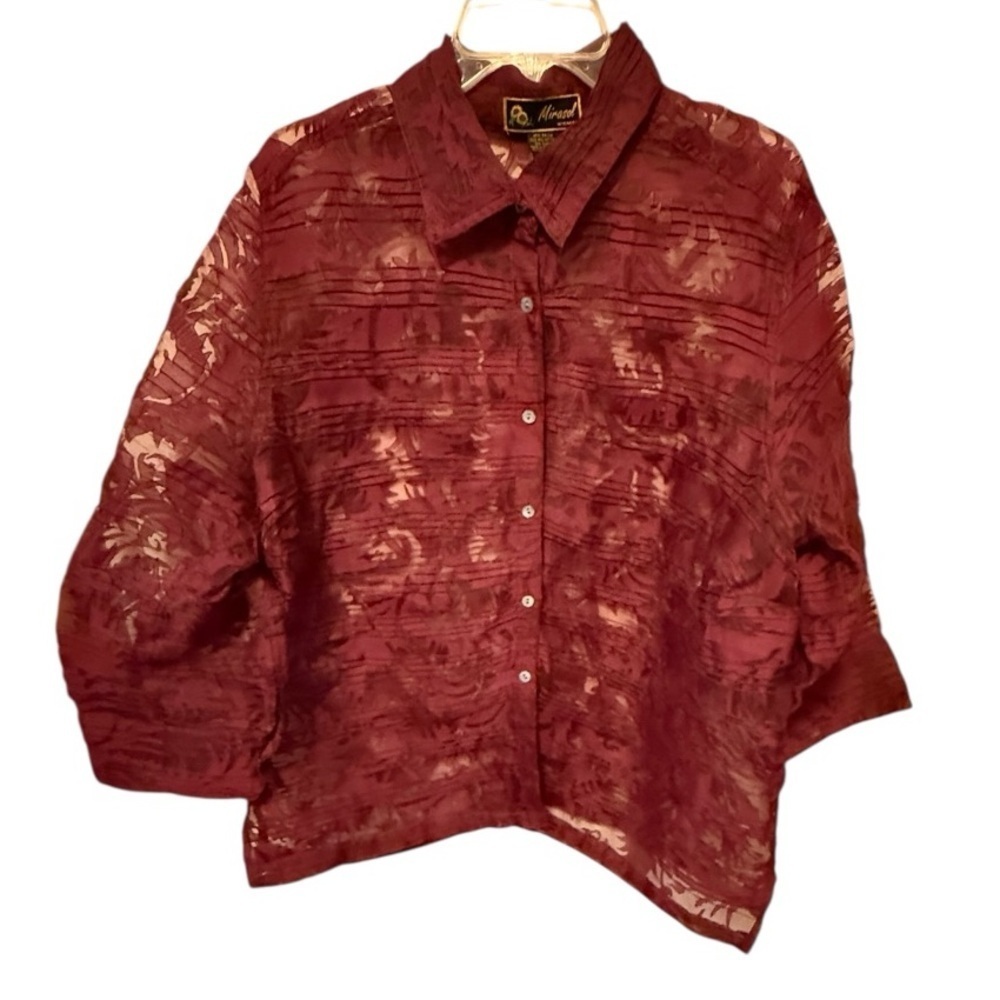 Vintage Mirasol Woman Sheer Jacket